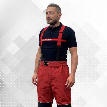 SURPANTALON YPSILON ROUGE BANDES TT