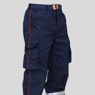 Pantalon SP F1 avec passepoil rouge, poches latérales
