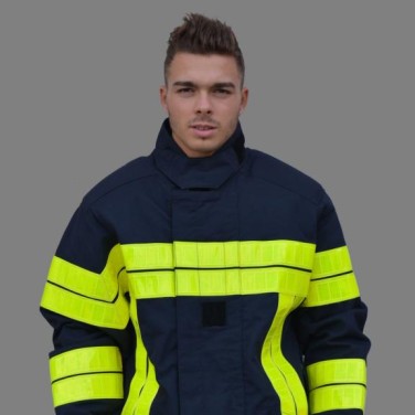 Veste d'intervention textile pour sapeurs-pompiers HV