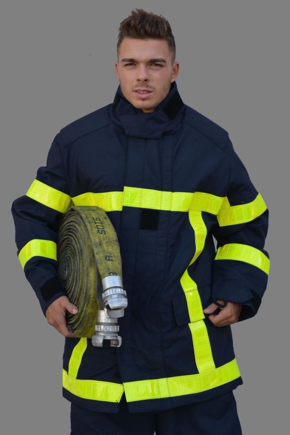 Veste d'intervention textile pour sapeurs-pompiers