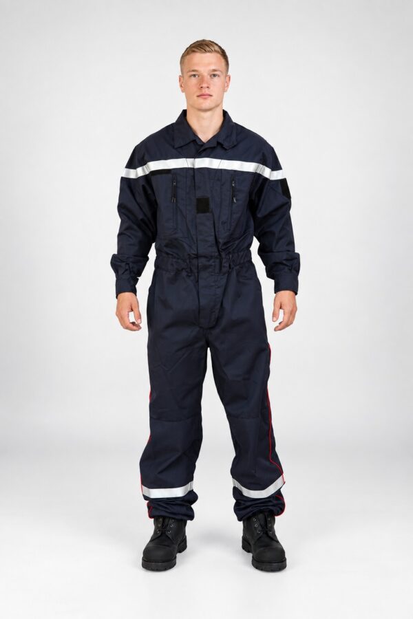 Combinaison F1 AS avec passepoil rouge