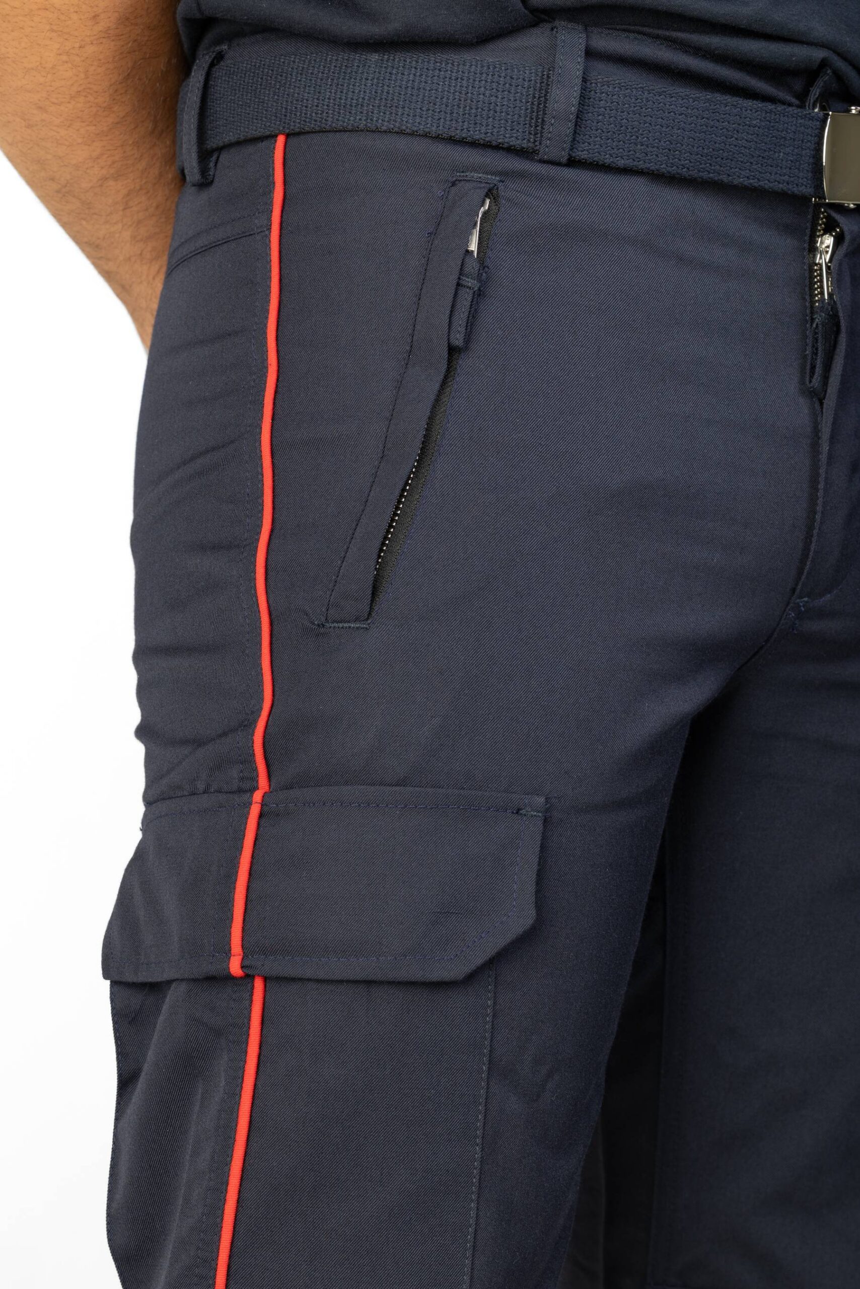 Pantalon TSI AS avec passepoil rouge
