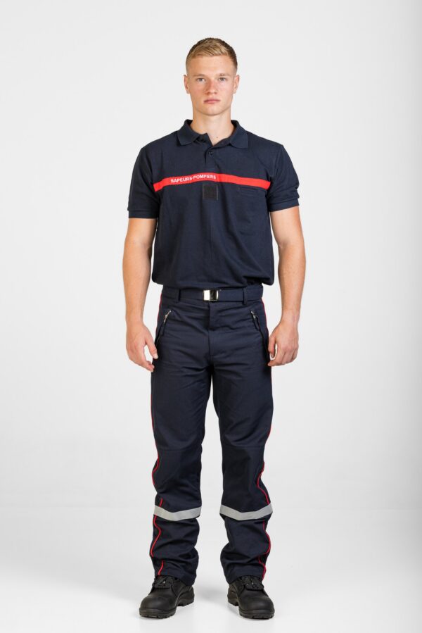 Pantalon TSI B2 AS avec passepoil rouge