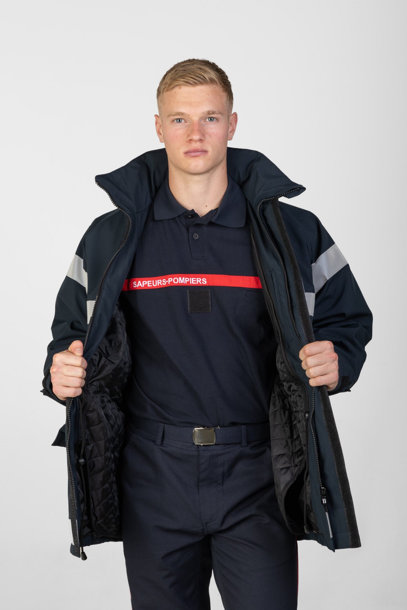 Parka sapeurs-pompiers marine