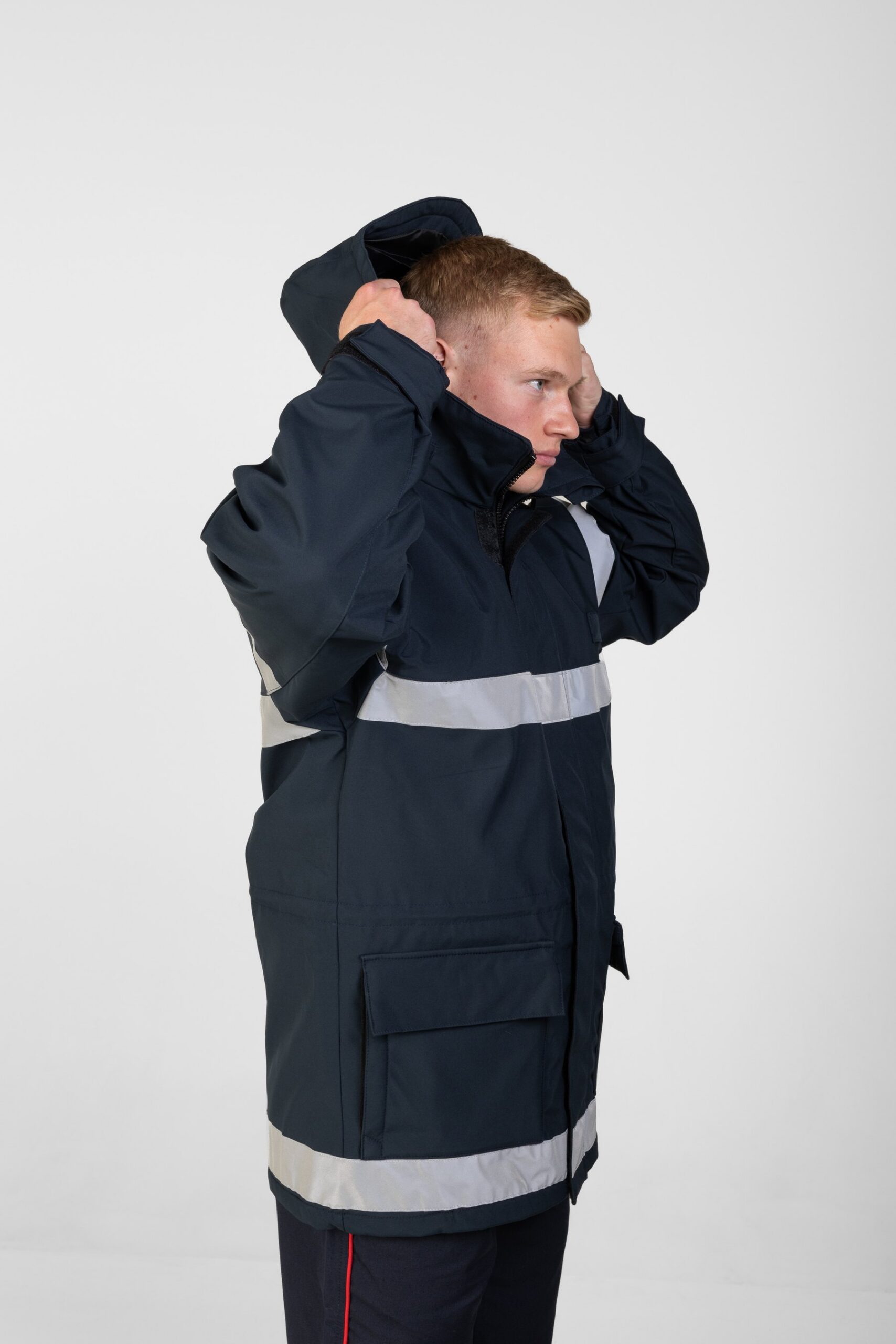Parka sapeurs-pompiers marine