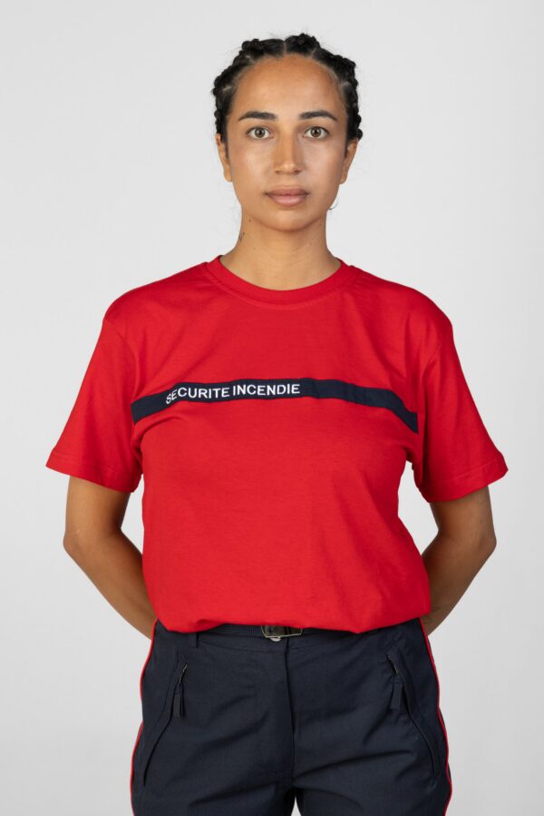 Tee-shirt rouge - Sécurité Incendie